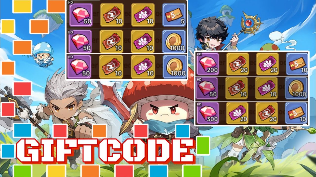 [ Gift Code ] Legend of Mushroom All 6 gift code - How to redeem code Legend of Mushroom