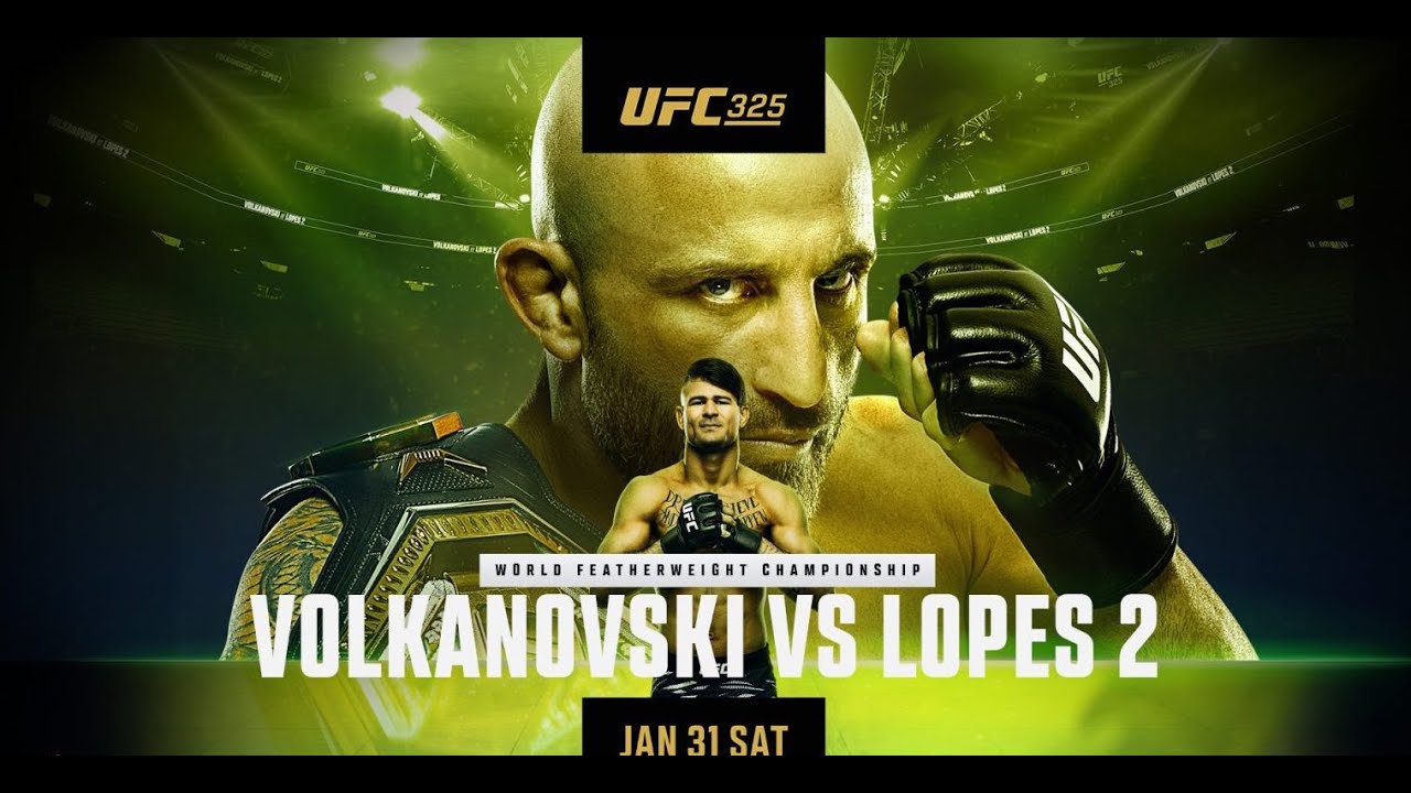 UFC 325 Volkanovski vs  Lopes 2 Prediction