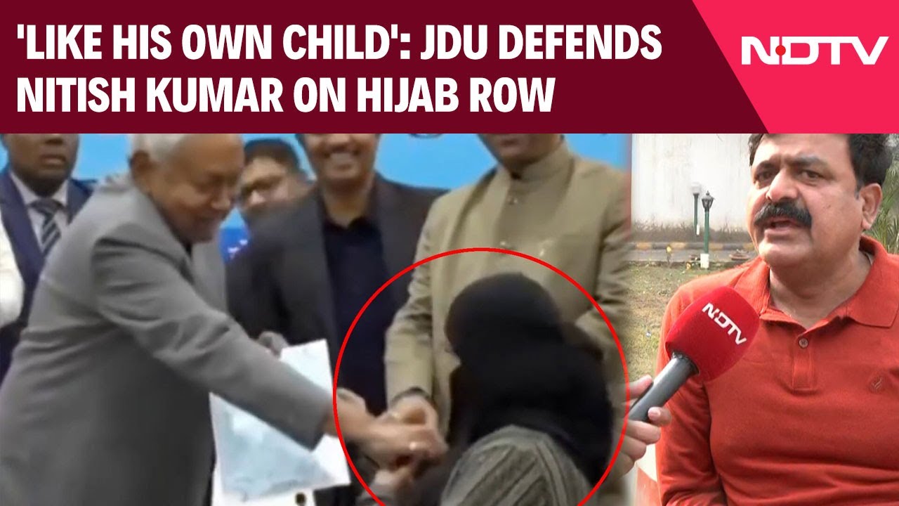 Nitish Kumar News | JDU Defends Nitish Kumar On Hijab Row: 'Like His Own Child'