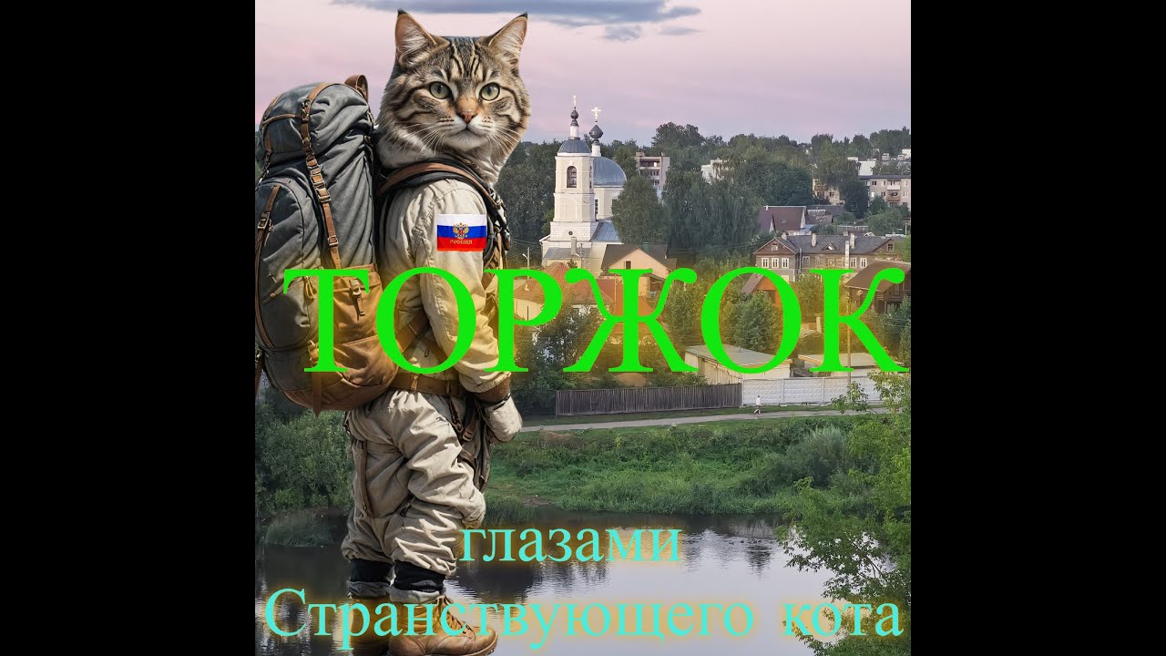 Торжок.один день Странствующего кота. Август 2025.