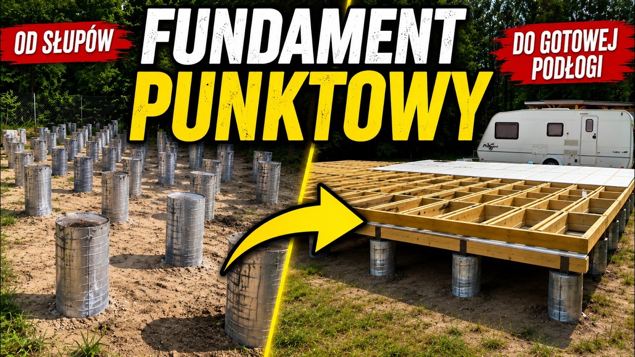 Fundament punktowy  #diy  #domszkieletowy #budowadomu