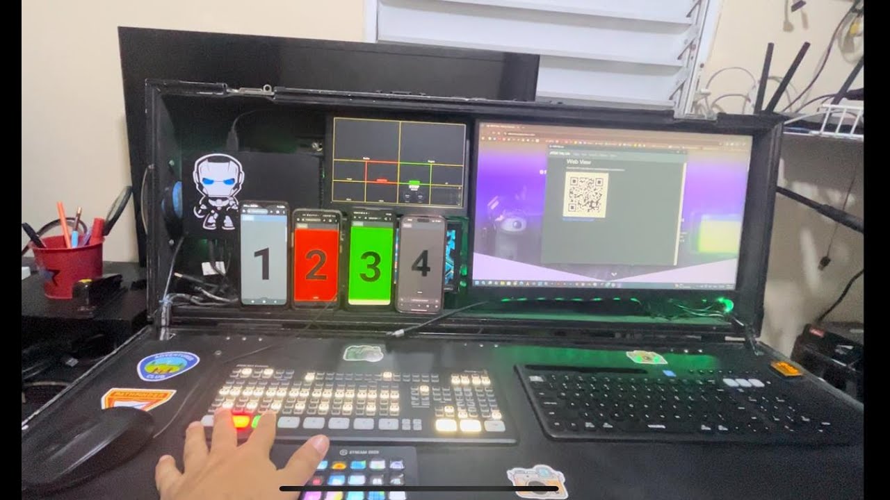 Configuración | Tally Lights con Atem Blackmagic | en Dispositivos movil
