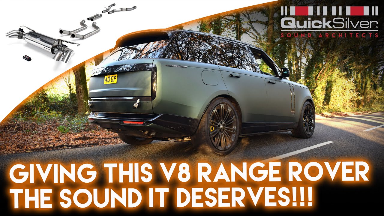 Giving this 2023 V8 Range Rover 4.4 P530 the Sound it Deserves with QuickSilver Exhaust