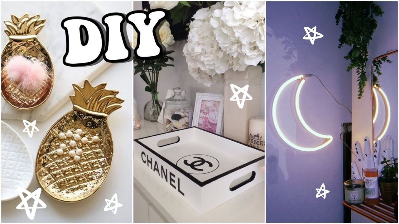 DIY DECORAÇÃO DE QUARTO - 12 IDEIAS INCRÍVEIS