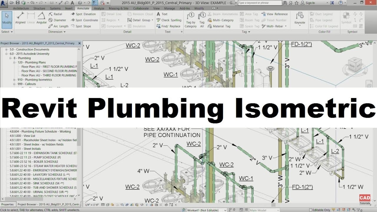 Revit Plumbing Isometrics for Beginners