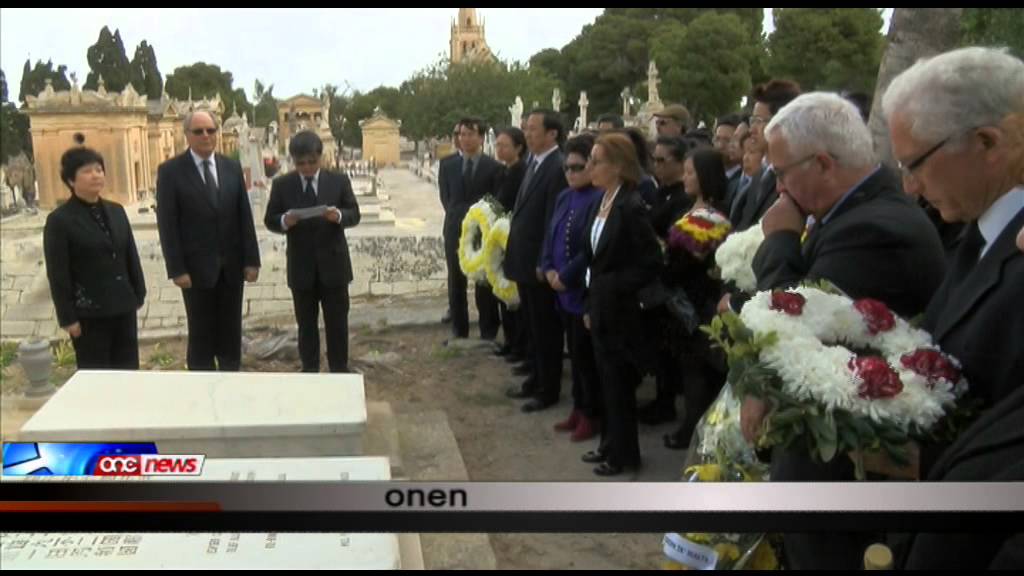 Titfakkar il-memorja ta' żewġ Ċiniżi li mietu Malta.