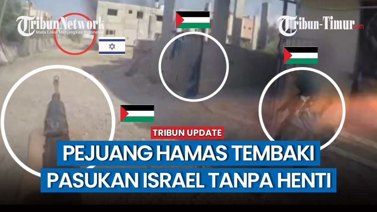 Pejuang Hamas Luncurkan Peluru Mematikan, Sejumlah Kendaraan Militer Israel Auto Terbakar!
