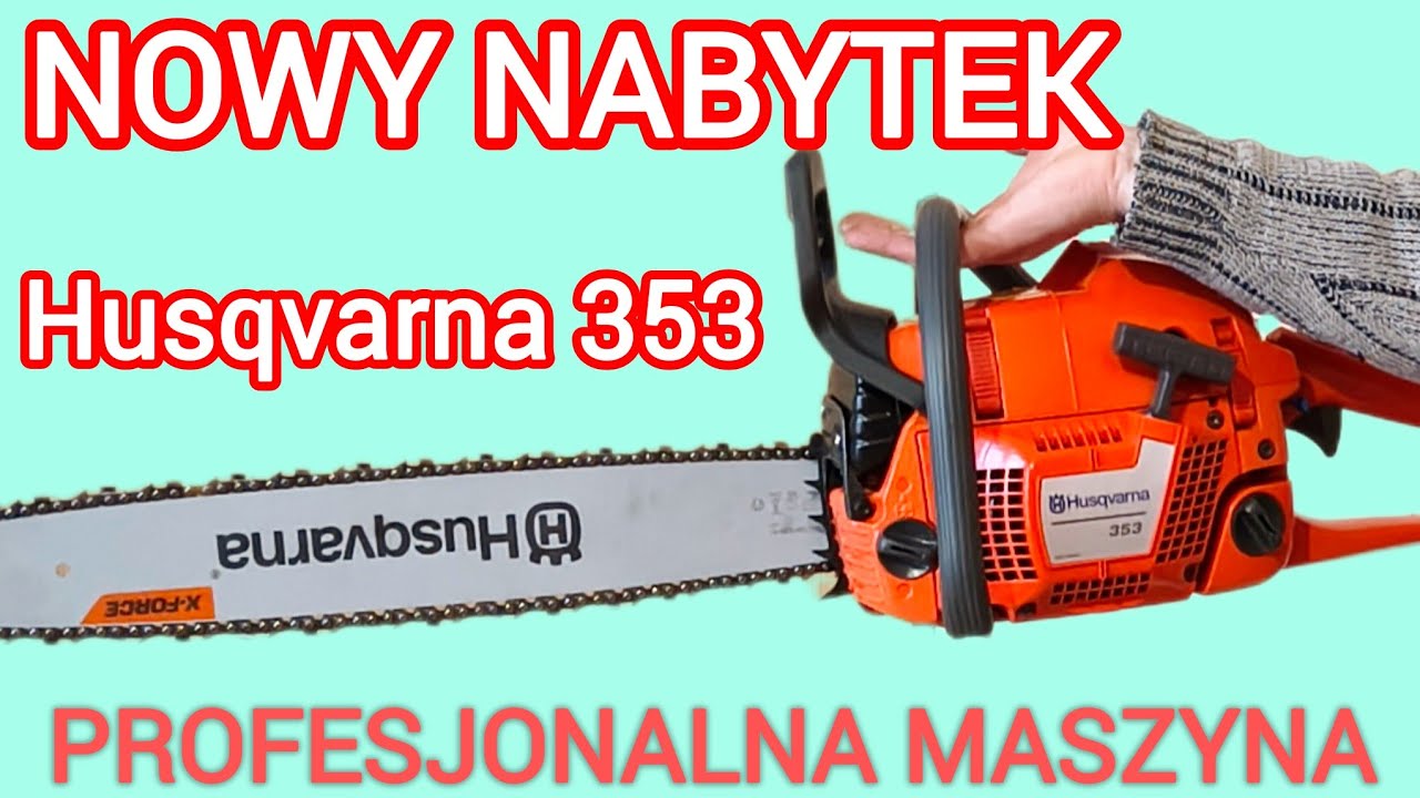 Husqvarna 353 UNBOXING (legendarna maszyna ) @szymonrekowski @TomaszCase85 