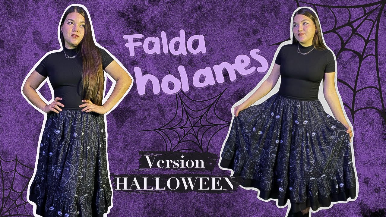 I made myself a Ruffle Skirt ✨ Halloween
