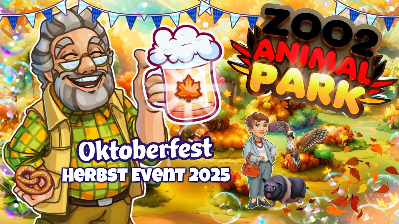 Zoo 2: Animal Park  #263 | Patch: 10.8 Infos zum Herbst Event. Blumen-Update bringt Farbe ins Spiel