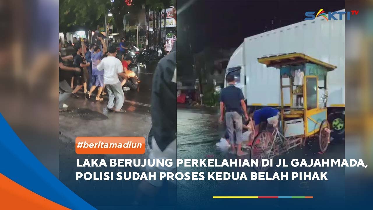 MADIUN - Laka Berujung Perkelahian di Jl Gajahmada, Polisi Sudah Proses Kedua Belah Pihak
