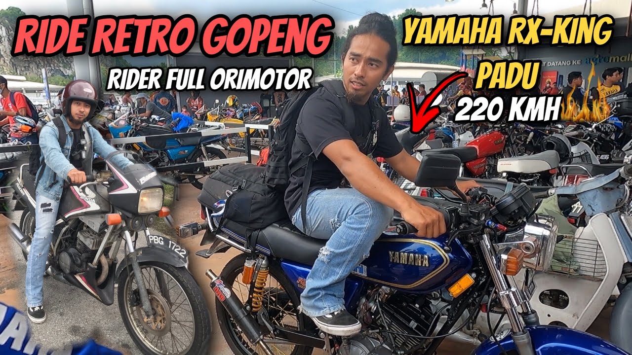 Aku Pi Event Retro Gopeng !! Setelah 3 Tahun Tak Konvoi..Test Mesin RX King 220KMH 😈