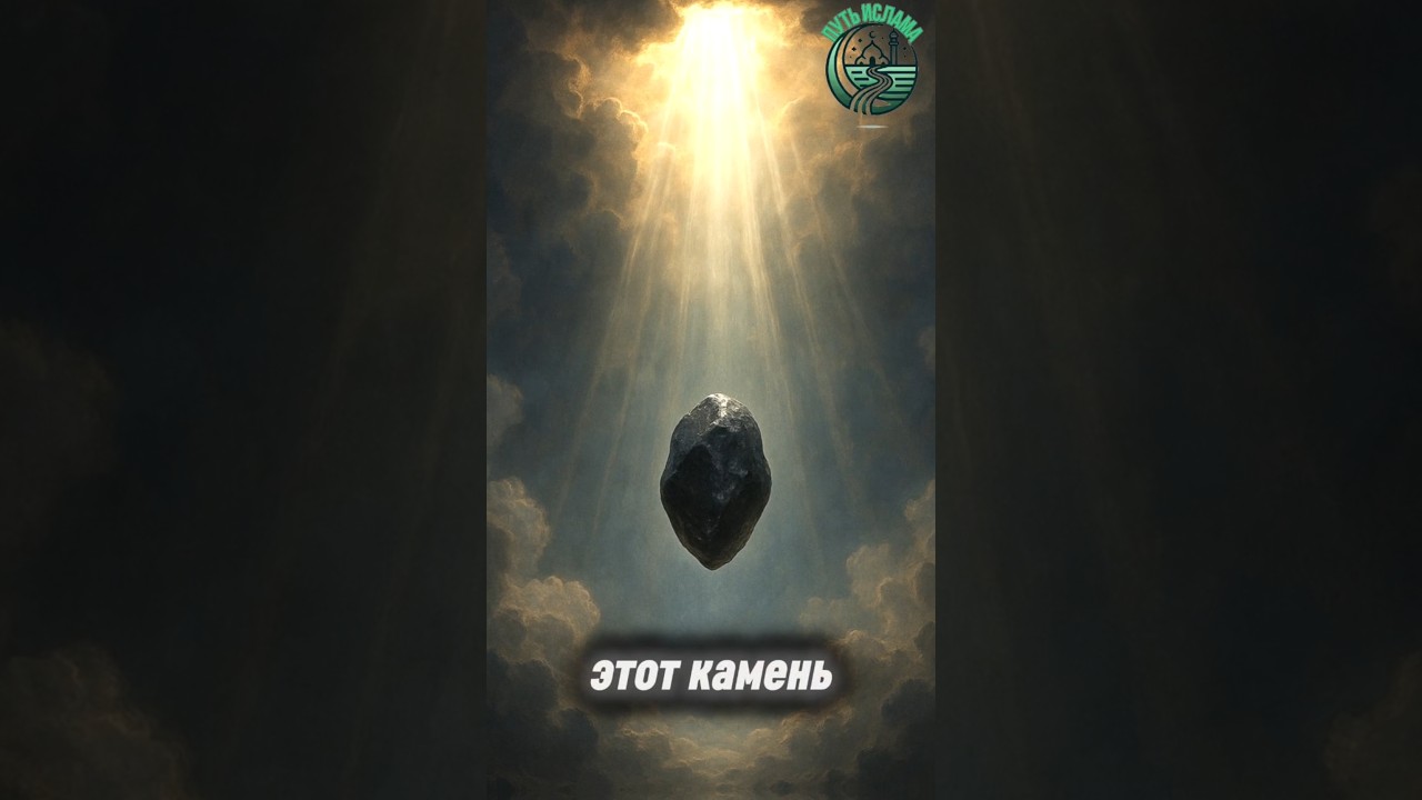 Чёрный камень Каабы: Частица Рая на Земле 🌍✨#Ислам #ЧёрныйКамень #Кааба #Мекка #ИсторияИслама