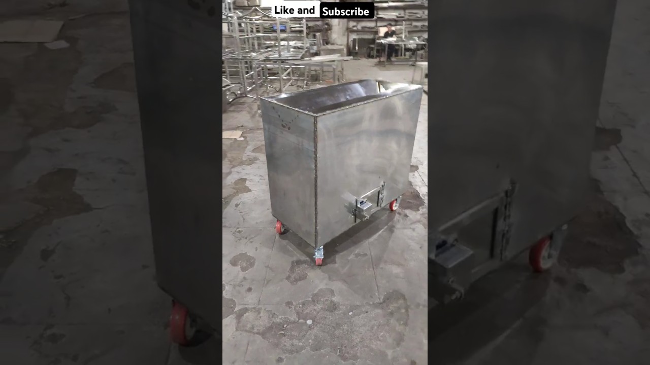 stainless Steel temple hundi Donation Box manufacturing #shorts #trending #templehundi #steelhundi