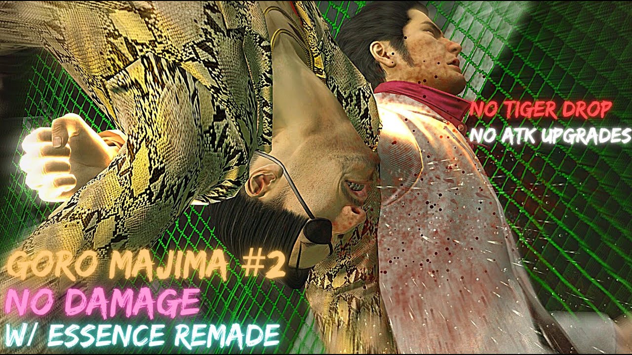 Yakuza Kiwami w/ Essence Remade: Goro Majima #2 |No Damage, No ATK Upgrades, No TD, No EQ| 4K60
