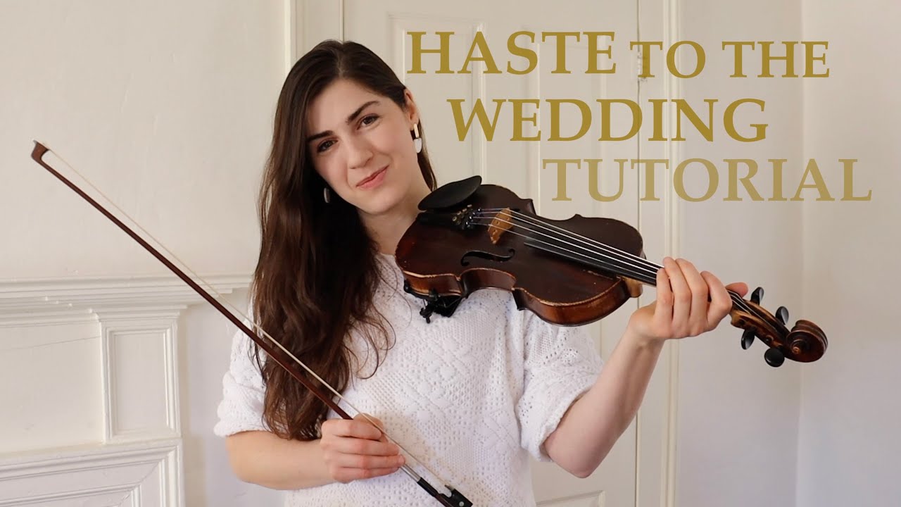 How to play HASTE TO THE WEDDING ✨ Jig ✨ Fiddle lesson