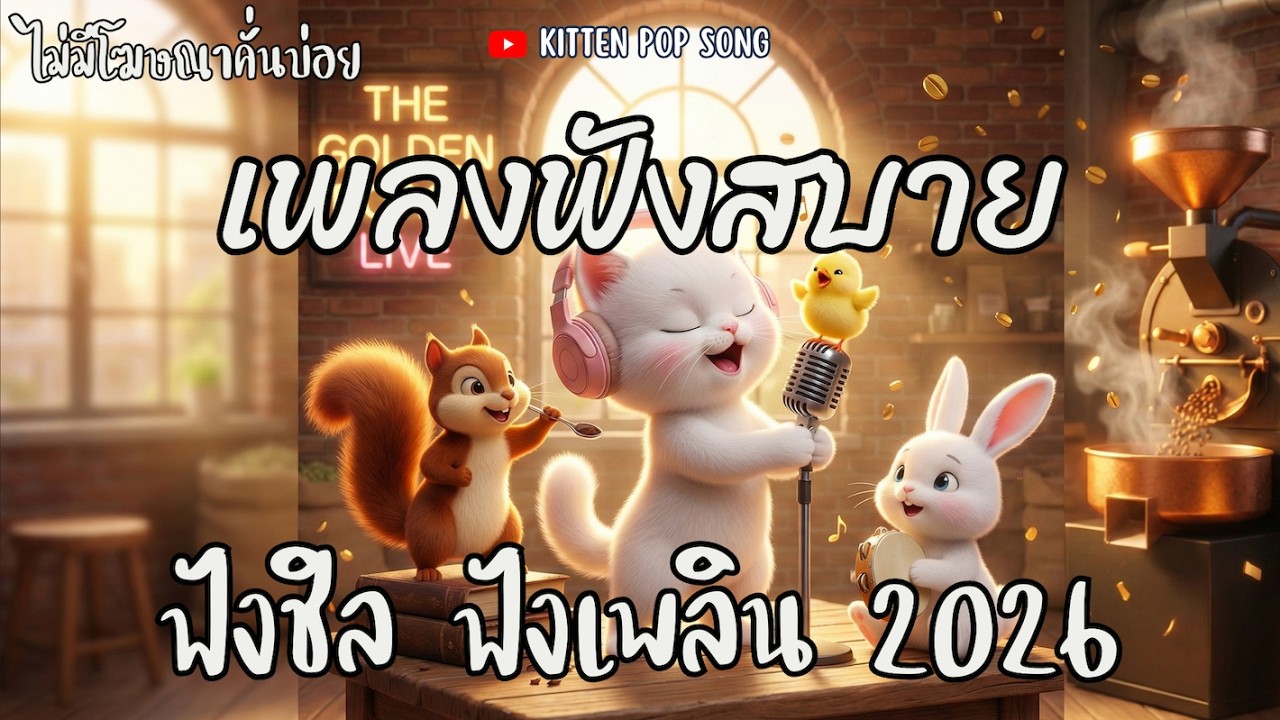 𝐏𝐥𝐚𝐲𝐥𝐢𝐬𝐭 — เจ้าเหมียวชวนฟัง | รวมเพลง ฟังทำงาน เปิดร้านกาแฟ ไม่มีโฆษณา 2026