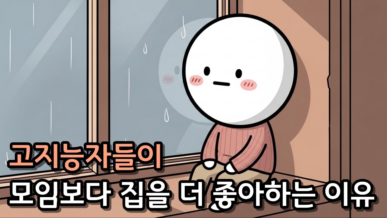 지능이 높은 사람일수록 혼자 있는 늘어나는 이