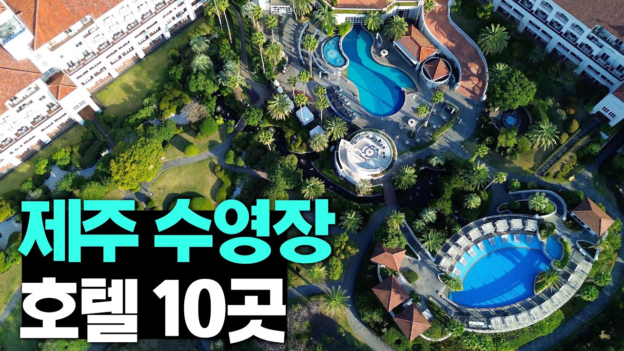 수친자 주목! 제주 대표 호텔 10곳의 수영장만 비교해보았습니다.