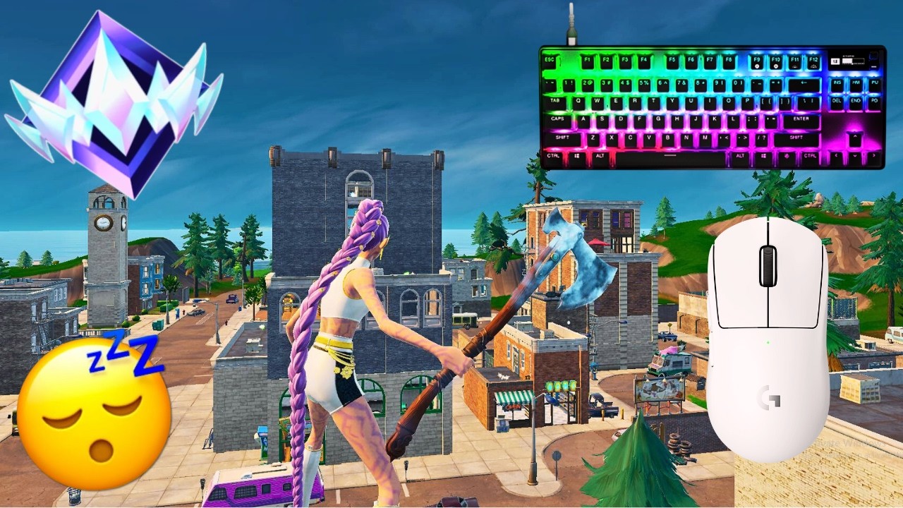 SteelSeries Apex Pro TKL ASMR 😴 Fortnite OG Ranked Reload 🏆 Satisfying Keyboard Fortnite 240 FPS 4K