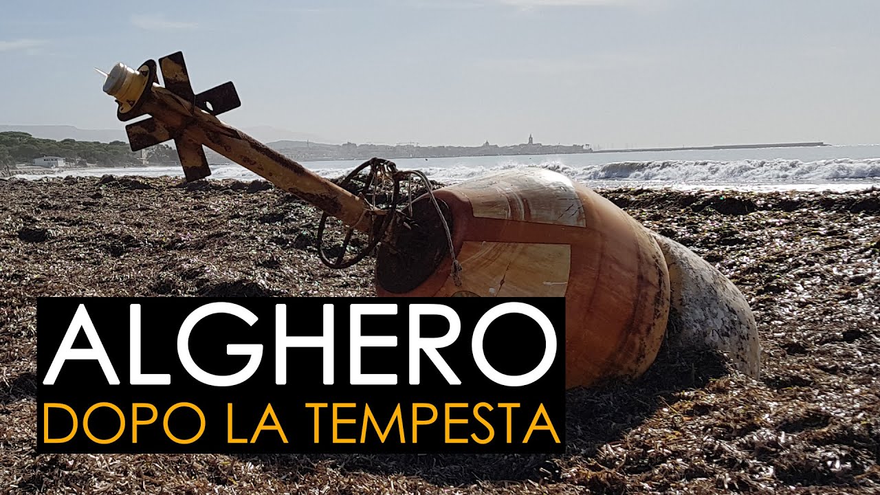 Alghero in Tempesta - Burrasca e Danni nella riviera del Corallo. Ciclone del 29 Ottobre 2018