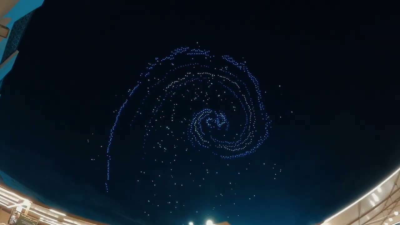 Drone show from ABU DHABI || NEW YEAR GLIMPSE