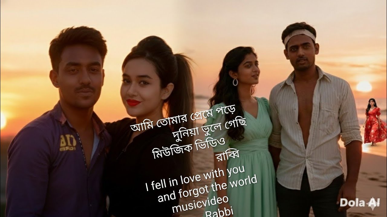 আমি তোমার প্রেমে পড়ে দুনিয়া ভুলে গেছি মিউজিক ভিডিও রাব্বি I fell in love with you music video