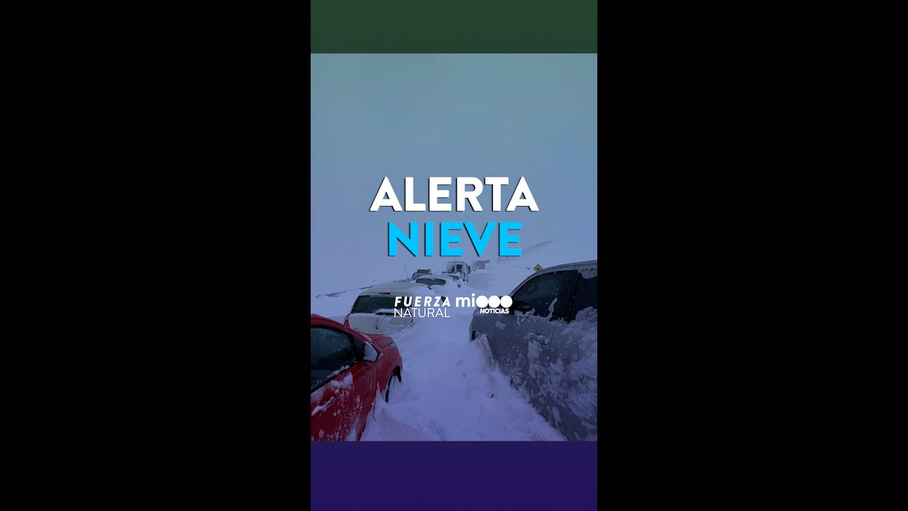 ALERTA NIEVE en la Patagonia - #FuerzaNatural