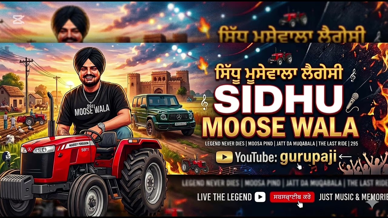 MOOSE WALA LEGAC SIDHU LEGEND NEVER DIES Legacy | @gurupaji.Official Tribute | Music: Karan Aujla 