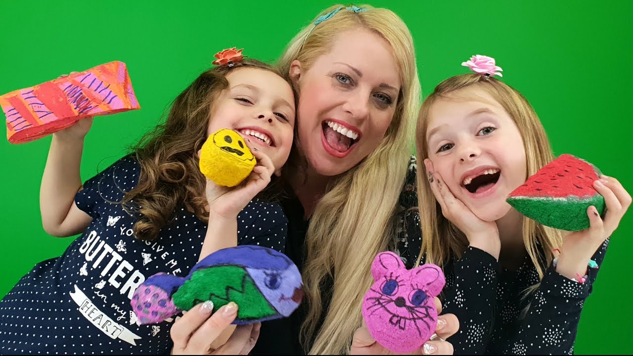 Sofie och Melody gör egna Squishy! DIY med Lekolär-tuben