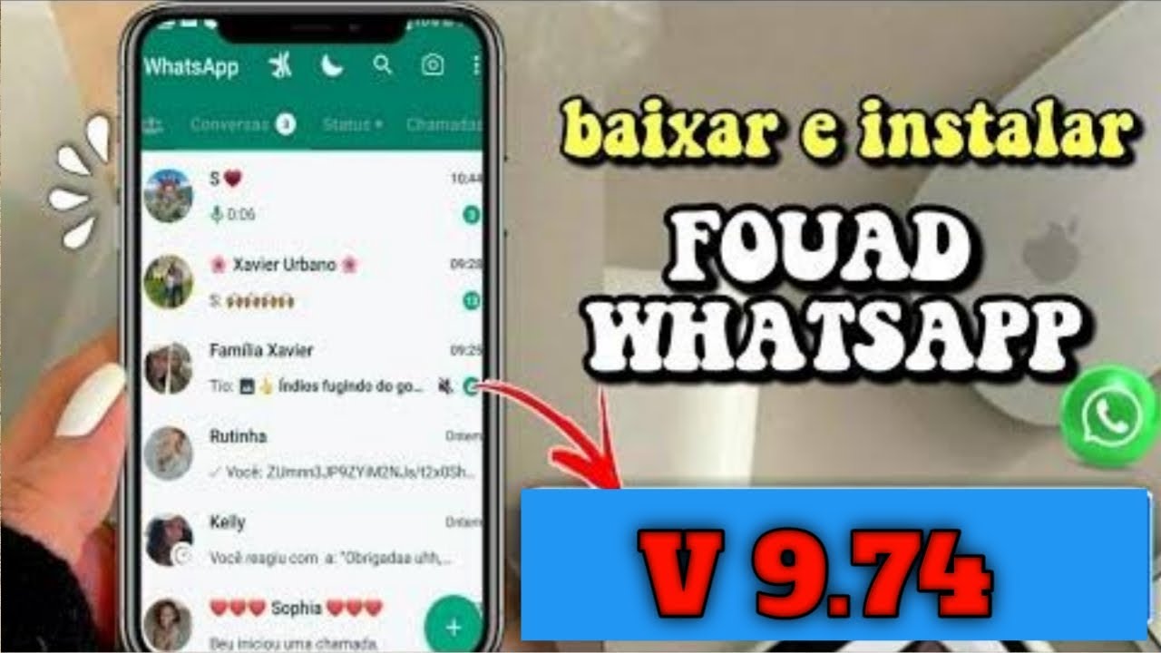 ✅(2023)COMO BAIXAR FOUAD WHATSAPP V 9.74