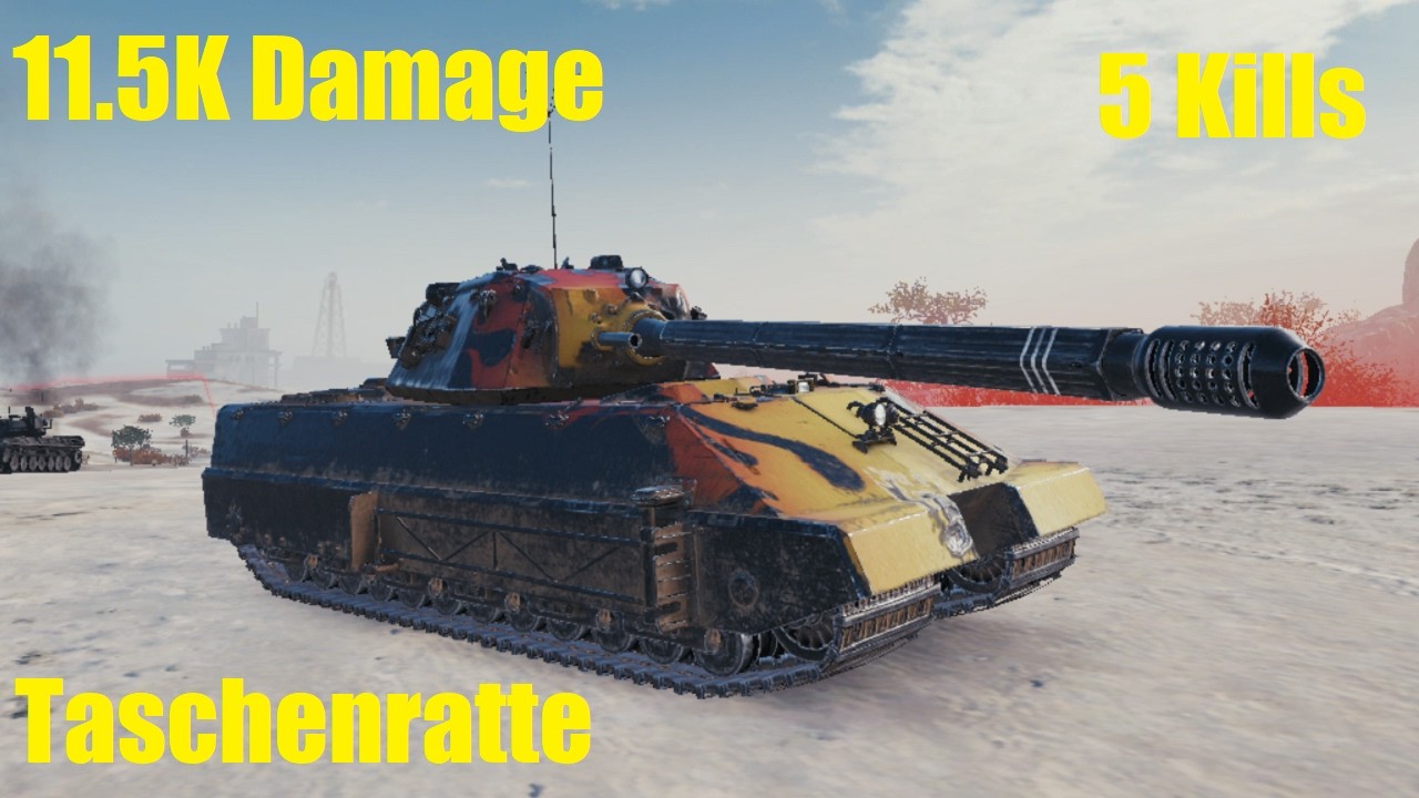 WoT Taschenratte - 5 Kills 11.5K DMG (Ghost Town)