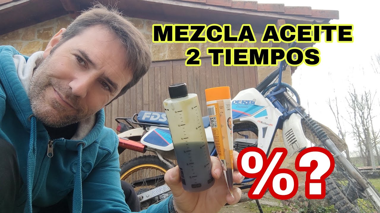C&oacute;mo hacer Mezcla 2 Tiempos % proporci&oacute;n aceite gasolina ⛽ Mon&oacute;logo 🤣😂