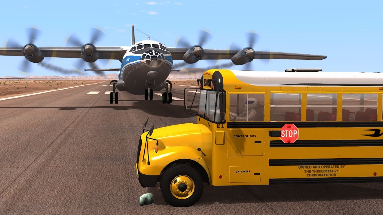 Magic School Bus Crashes | BeamNG.drive