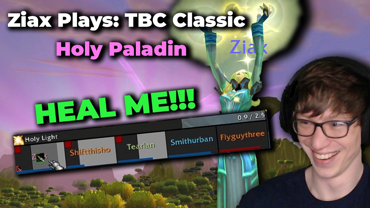 Ziax Plays: TBC Classic, Lvl 70 Holy Paladin, Dungeons, Heroics?