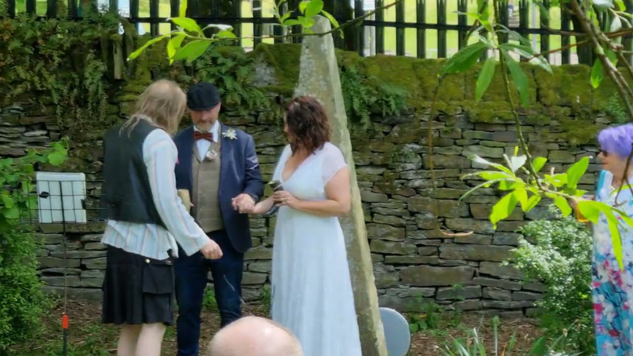 The best traditional pagan hand fasting wedding ceremony ever.
