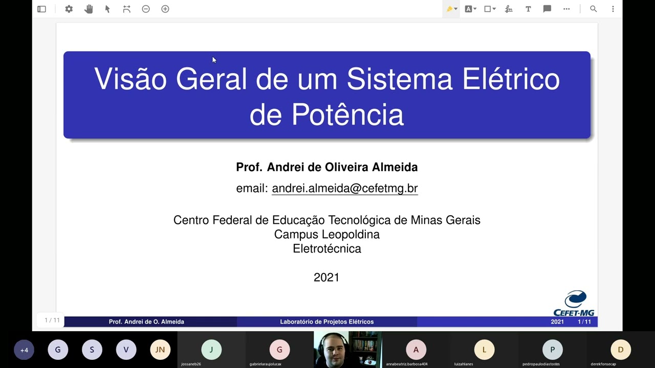 Projetos Elétricos | Aula 1 - Visão Geral do Setor Elétrico