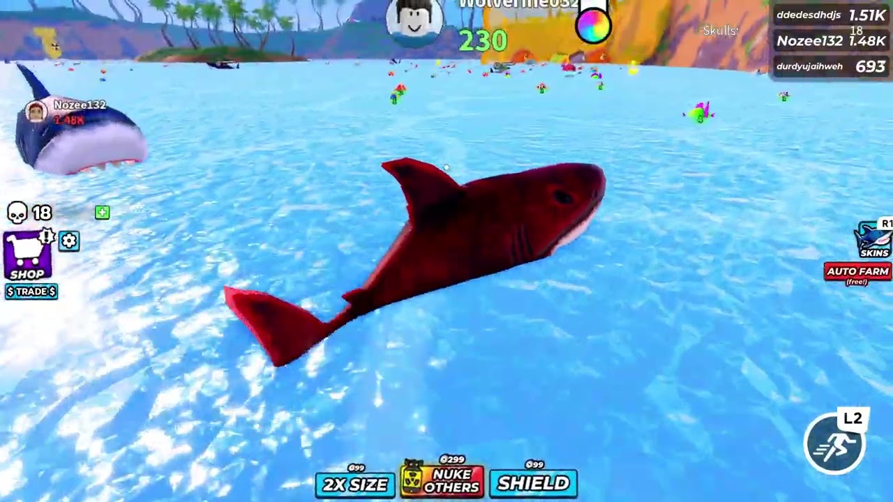 Be A Shark In Roblox!