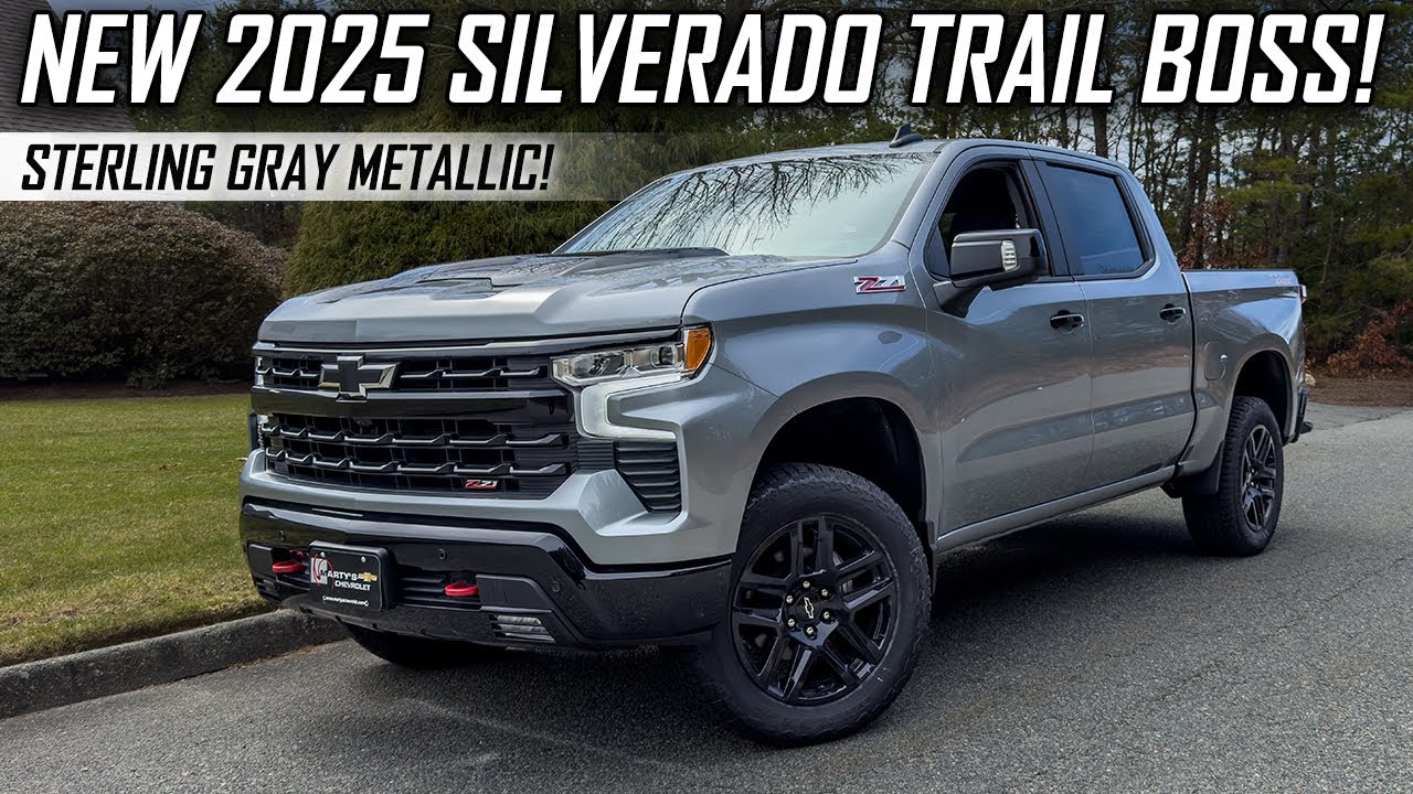 New 2025 Chevy Silverado Trail Boss | Crew Cab 4x4!