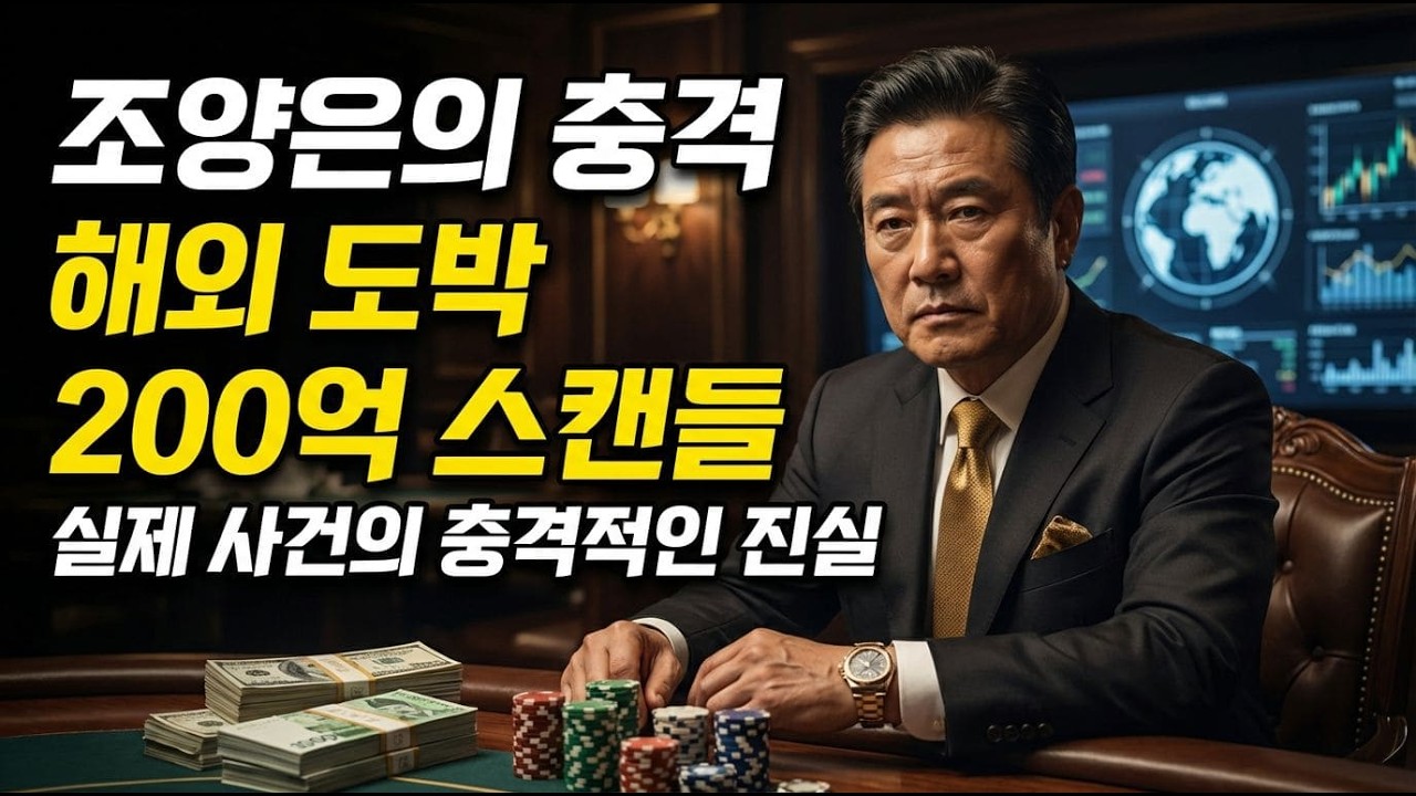 해외 도박 200억! 누가 조양은을 속였나?