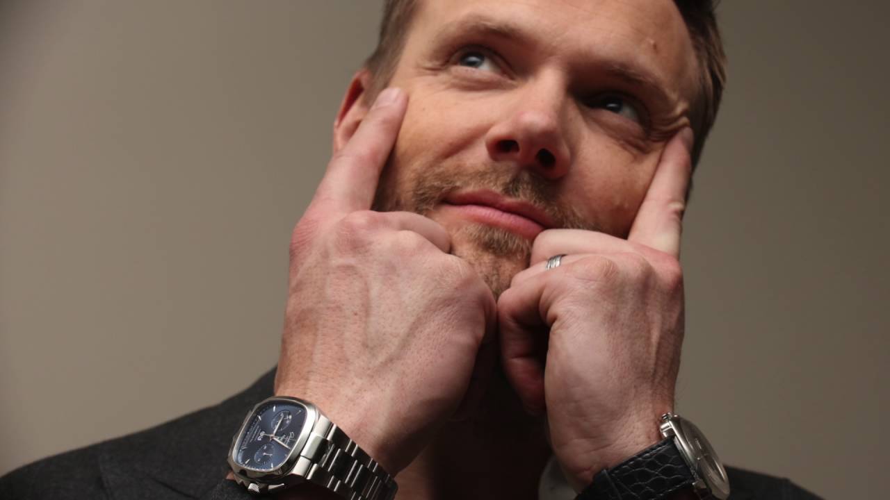 Joel McHale Shares Why He Loves Wrist Watches & Glashutte Original With aBlogtoWatch