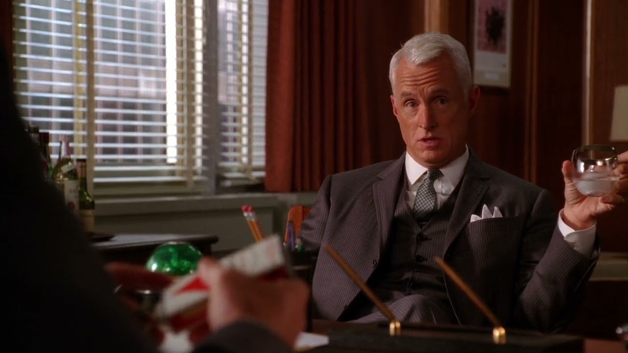 Mad Men - Roger's name is on the building