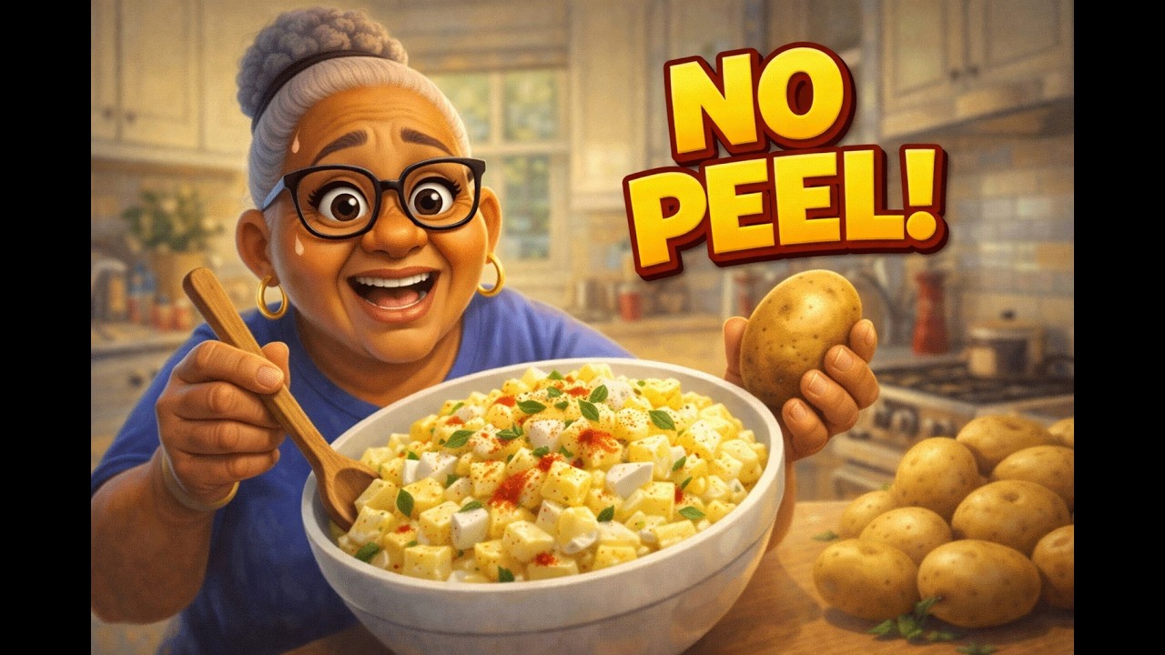 ONE POTATO, TWO POTATO | MOMMA SHACK'S EASY NO-PEEL POTATO SALAD
