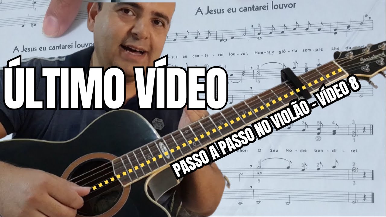 🔴 ÚLTIMO VÍDEO DE COMO TOCAR O DEDILHADO DO HINO CORO 6 CCB NO VIOLÃO | A JESUS EU CANTAREI LOUVOR