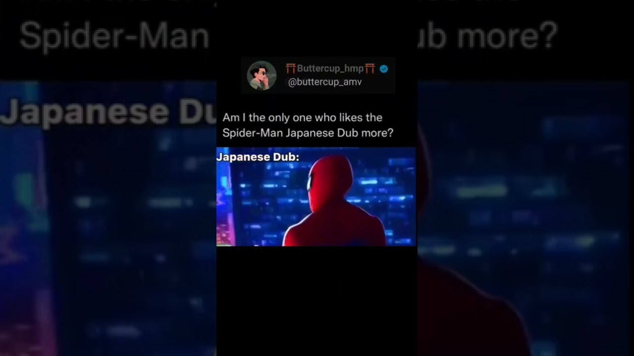 SPIDER MAN JAPANESE Dub