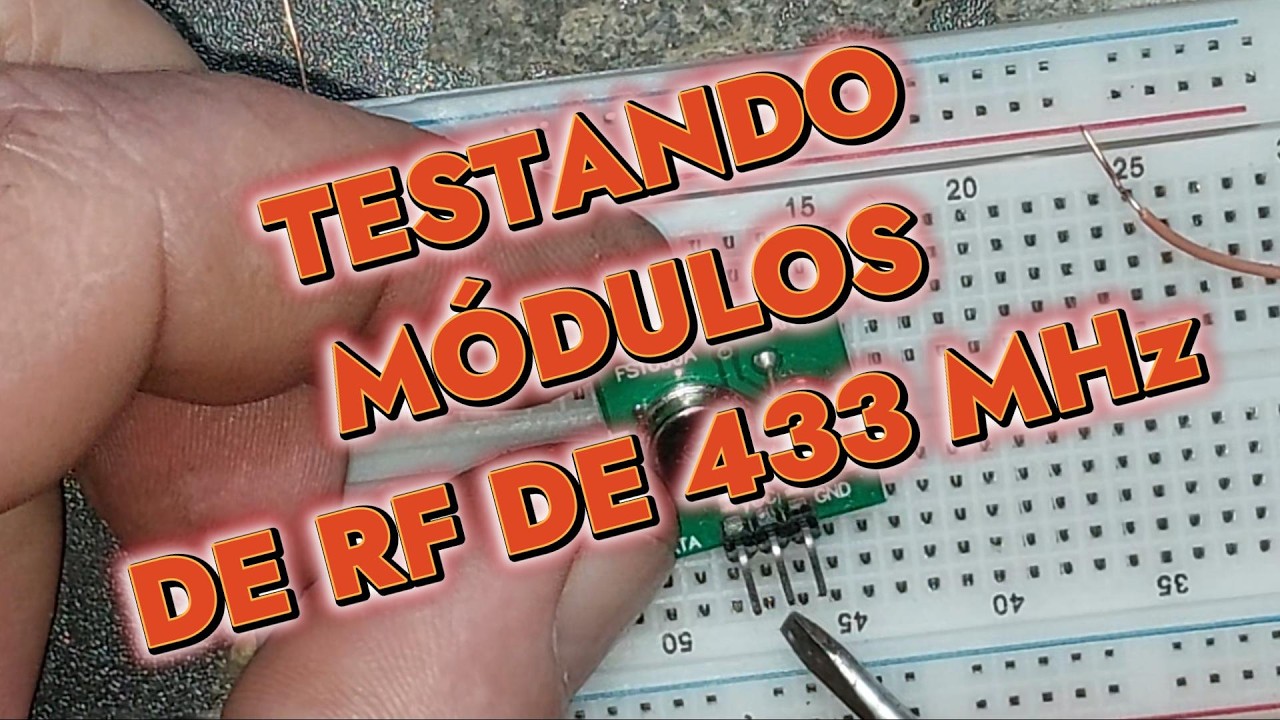 Evite Frustrações! Teste Módulos RF de 433MHz Antes de Montar Seu Circuito