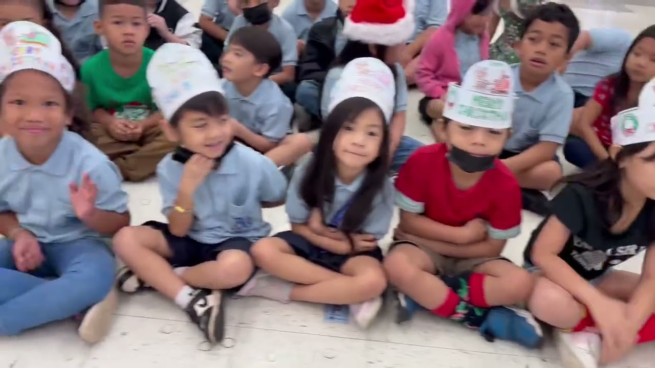 Christmas Program for STUDENTS ONLY & NOT PARENTS at JMG Elementary. Guam 🇬🇺♥️
