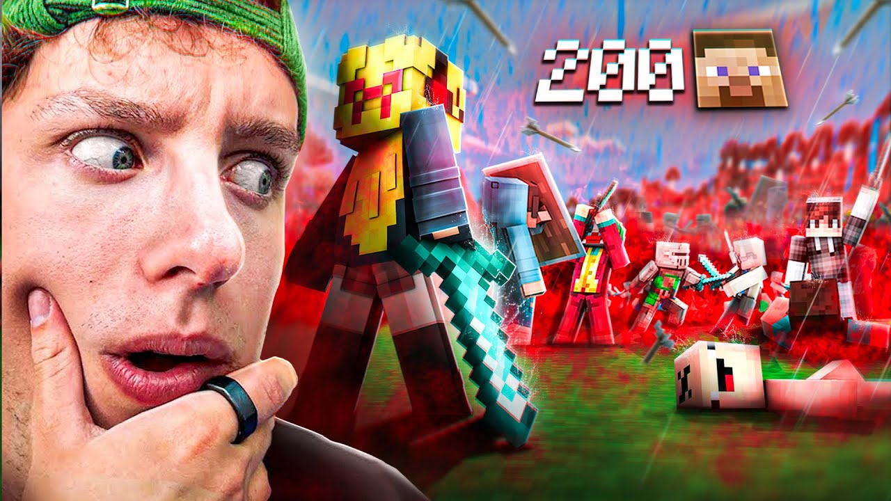 XXL 200 SPIELER Battle Royale in MINECRAFT