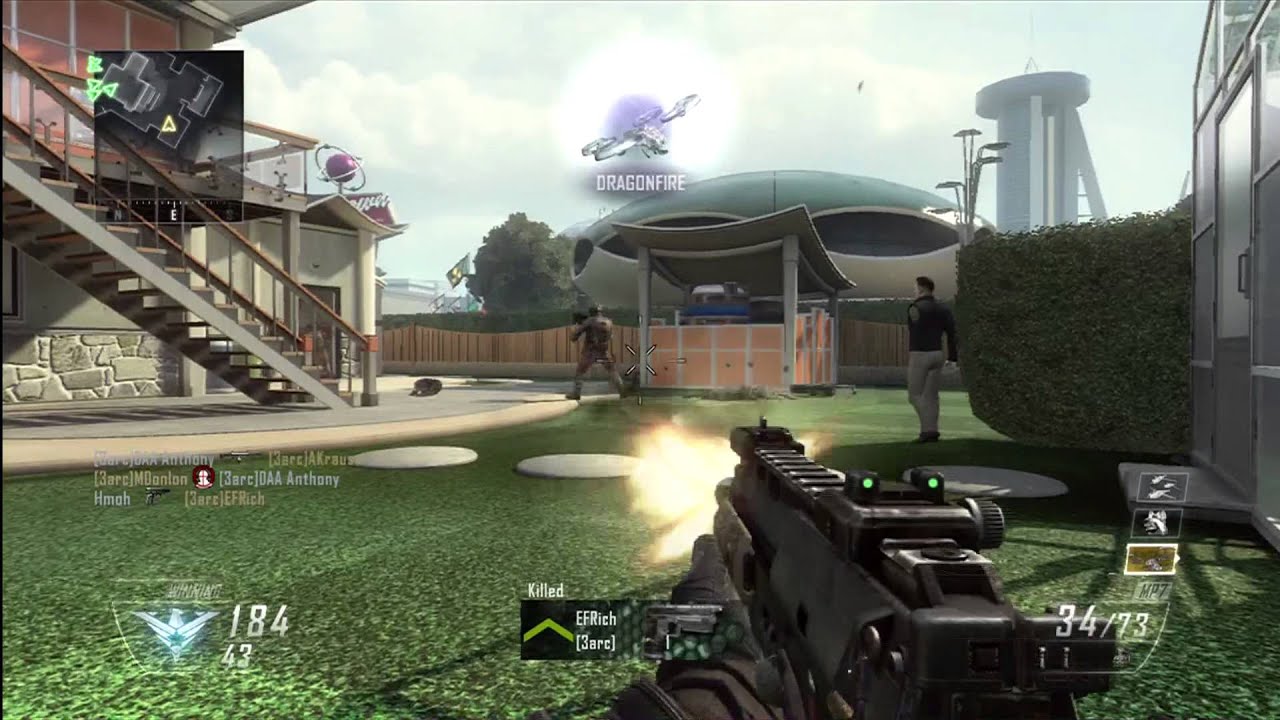 Black ops 2: Nuketown 2025 Bot gameplay