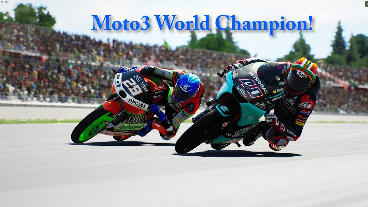 Moto3 Final Race World Champion